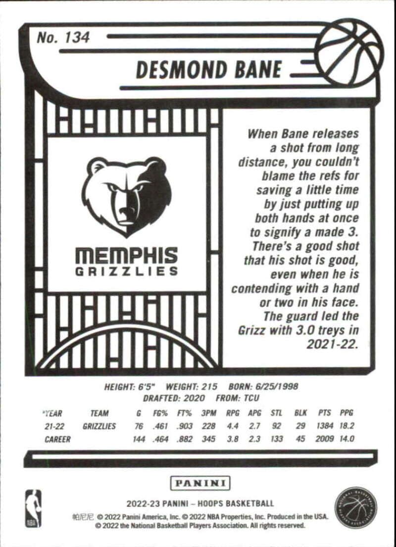 Amazon.com: 2022-23 Panini NBA Hoops Teal Explosion #134 Desmond